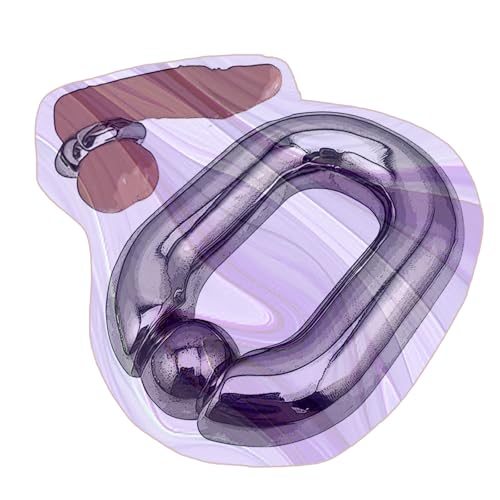 Mens Stainless Steel Training Ring with Removable Ball Props Accessory -YD07US (Big:C)