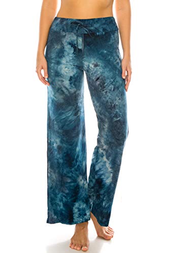 Image of Leggings Depot Women's Wide Leg Drawstring Pajama Pants for Lounge, Sleep