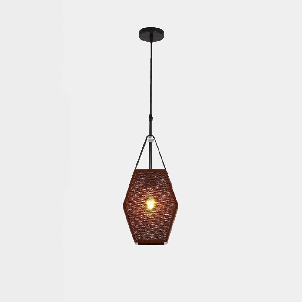 Lámpara colgante de hierro retro industrial de cabeza única para restaurante W 20C