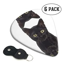 Ensemble de 6 médiators de guitare chat mignon noir pour guitare acoustique, guitare électrique, basse, ukulélé – fin… - Les Beatles, Paul McCartney, John Lennon, RIngo Starr, George Harrison Ensemble de 6 médiators de guitare chat mignon noir pour guitare acoustique, guitare électrique, basse, ukulélé - fin… – Image 2
