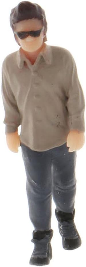 1:64 Figures Model Collection Cars Trucks Dolls Toys Building Layout White, Light Brown