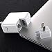 BEYEE AC Power Adapter Wall Folding Plug Duck Head,US Standard Plug Duck Head Compatible with MaBook Pro Air/Maci Book/Phone/Pod AC Power Adapter (2 -Pack)