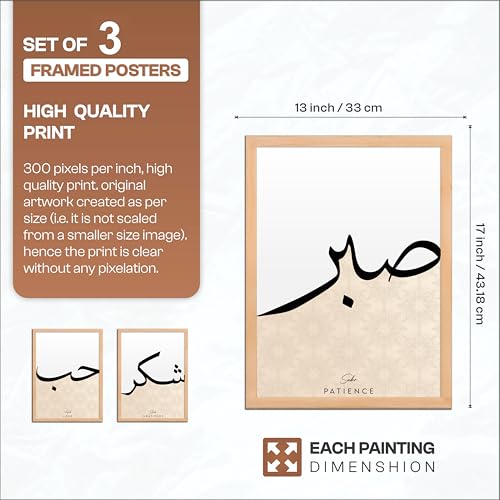 Image of NoWorries Wall Decor Paintings for Office and Home | Multicolor Framed Posters for Living Room and Wall Decoration (Synthetic Wooden Frame) (IS-9, 13x17 inches)