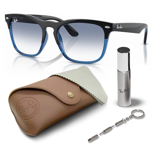 Ray-Ban RB4487 STEVE Square Shaped Sunglasses for Men & Women with Official RAYBAN Eyewear Kit