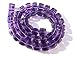 Produktbild LOVEKUSH 50% Off Gemstone Jewellery Amethyst Quartz Faceted 3D Cubes Briolette Size 7-8mm 3.5" strand. Code:- RADE-41334
