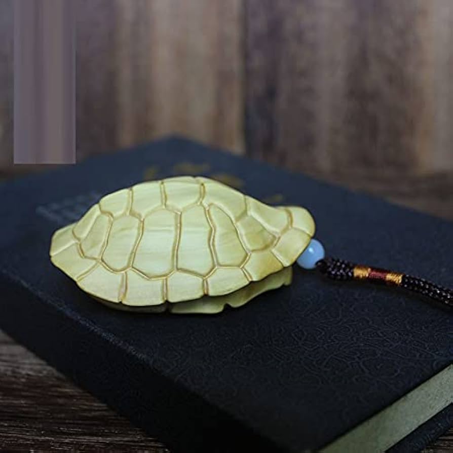 Amazon.co.jp: 彫刻装飾 亀の甲羅の形をした木製ペンダント