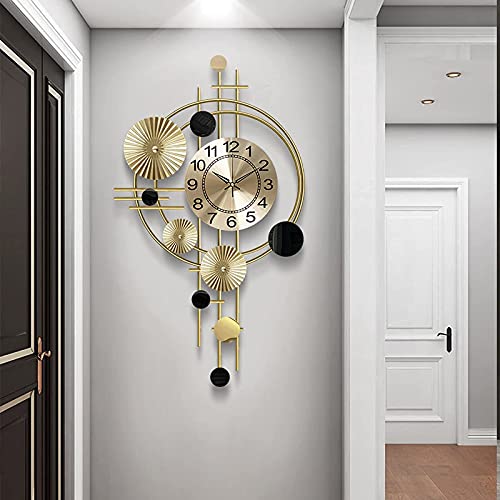 Horloge murale pour chambre et salon moderne horloge suspendue ambiance zen - 4