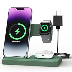 Wireless Charger Stand Charging Station: 3 in 1 Charger Multiple Devices for Apple i Phone 17 16 e photo Wireless Charger Stand Charging Station: 3 in 1 Charger Multiple Devices for Apple i Phone 17 16 e