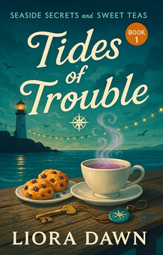 Tides of Trouble: Lighthouse B&B Cozy Mystery of Tea, Scones, and Small-Town Secrets