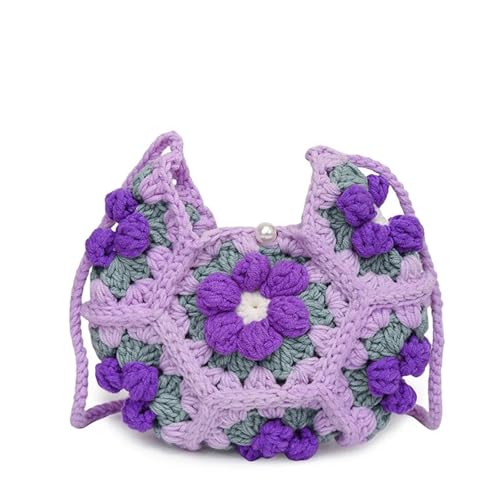 Sac entièrement fait main aux fleurs bouffantes pour affirmer votre style