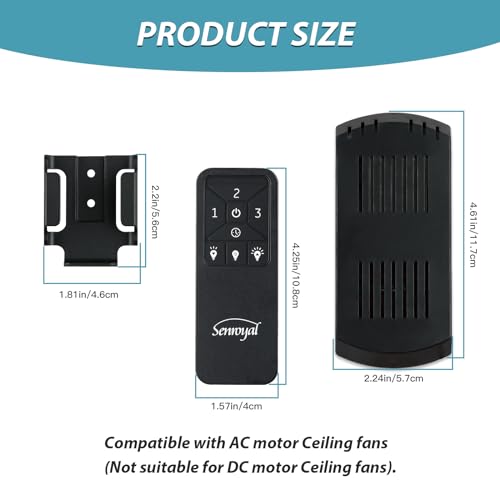 Senroyal Ceiling Fan Remote Replacement thumb #4