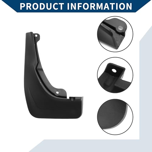Image of Mud Flaps Splash Guards W /Mount Accessories for Mercedes-Benz GLC Low-level Configuration without Pedal 2023-2024 Front and Rear Mud Guards 1 Set