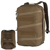 LZAQHMT Large Lightweight Tactical First Aid Backpack - Durable Tear-Resistant Medical Organizer with Multipurpose Back Panel(Coyote Brown)