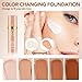 BOTAGUS Match Cosmetics Foundation 4 in 1-Medium Spectrum,4 in 1 Cosmetics Foundation Liquid with SPF 50+, Concealer Cosmetic Lightweight Makeup, Longwearing & Waterproof for Makeup