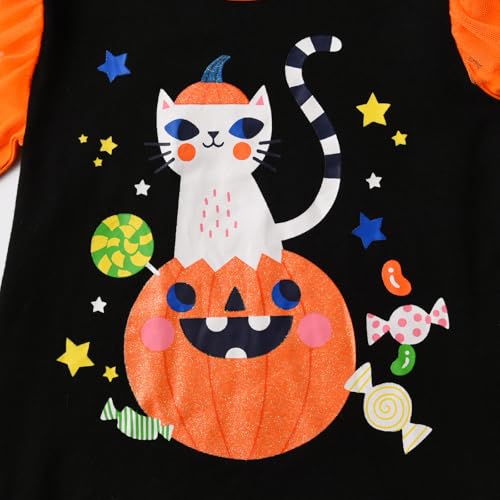 Image of VIKITA Girls Shirts Winter Long Sleeve Tops Print Tees for Girls,3-12 Years