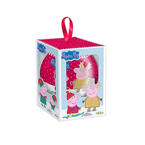 Peppa Pig Bola De Navidad con monedas de chocolate