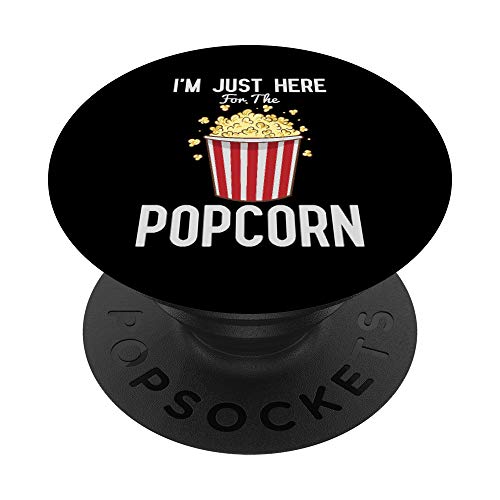 Idea regalo per film “I'm Just Here For The Popcorn” PopSockets PopGrip Intercambiabile