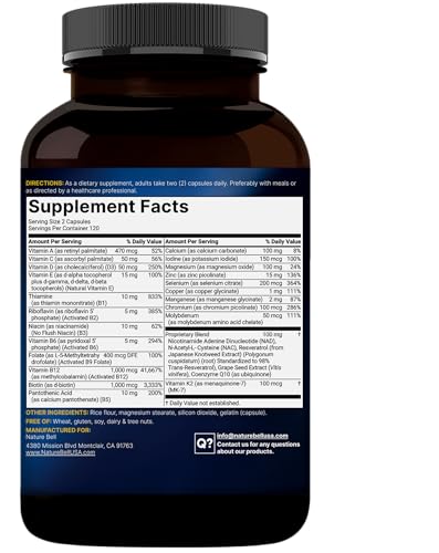 NatureBell Methylated Multivitamin