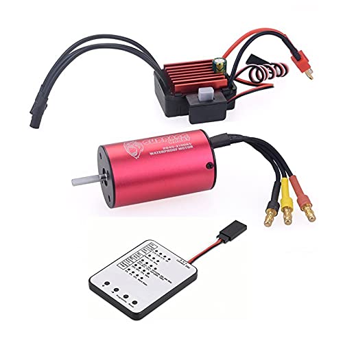 Surpass Hobby KK 2845 3100KV Waterproof Brushless Motor Shaft 3.175mm + Waterproof Brushless 35A ESC