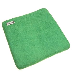 Woolbuddy Nadelfilz Wollmatte Grün XL