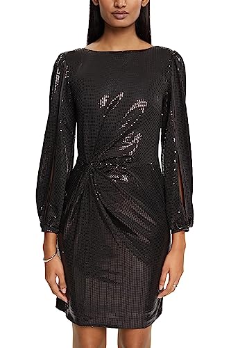ESPRIT Damen 112EO1E315 Kleid für besondere Anlässe, 002/BLACK 2, XL