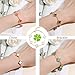 TICVRSS 18K Gold Plated Clover Bracelet for Women White Flower Bracelet Lucky Four Leaf Bracelets Necklace Jewelry Gifts Trendy for Women Girls