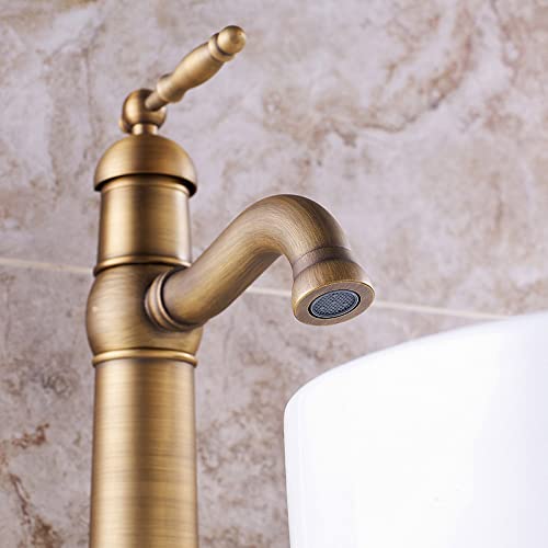 Robinet de lavabo rétro noir mitigeur lavabo levier unique pivotant salle de bain