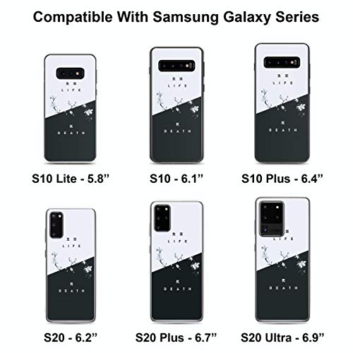 Life Or Death Phone Case Compatible With Iphone 14 13 Pro Max Mini 12 11 X Xs Xr 8 7 6 6S Plus Galaxy Note S9 S10 S20 S21 Ultra Plus Transparent #TOP4