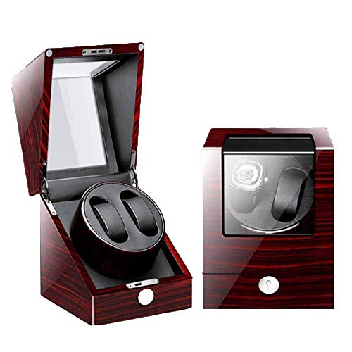 Boîte automatique watch winder pour 4 montres et coffret de rangement rotatif à 5 modes