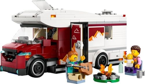 LEGO City Holiday Adventure Camper Van Building Toy Set - Vacation Toy for Kids, Boys and Girls, Ages 6+ - Includes 3 Minifigures and Accessories - Gift Idea for Birthdays and Holidays - 60454 - 3