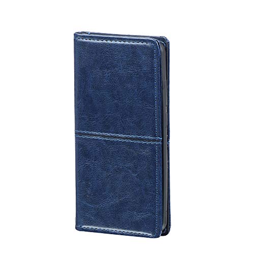 Image of A rtistque Stitched Flip Cover for Samsung Galaxy M51 with Leather Finish | Magnetic Closure Wallet | Card Pockets & Stand - Blue