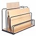 Global Industrial Adjustable Floor Sheet Rack, Steel w/Plywood Deck, 48