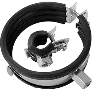 MegaHaustechnik Rohrschellen mit Kippschraube, 50 Stück