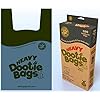 HEAVY Dootie Bags with EZ Tie Handles Clean and Convenient for Pet Dog Poop Cat Litter Multi Use Great for Swivel Bin and Gogo Stik Scoopers Made with Cornstarch Strong Leakproof and Very Large