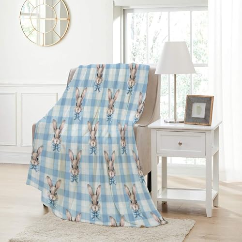 Couverture flanelle patchwork crème 150x200 cm plaid lit et canapé - 7