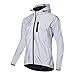 Produktbild Beylore Fahrradjacke Herren Damen Wasserdicht Atmungsaktiv Fahrrad Regenjacke Herren Reflektierend Fahrrad Jacke Windjacke Fahrrad Herren mit Kapuze & 3 Reißverschlusstaschen,Silber,M