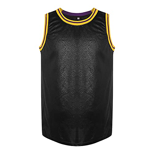 MESOSPERO Camisa de basquete em branco 90S Hip Hop para festa, camisetas masculinas de malha lisa pa