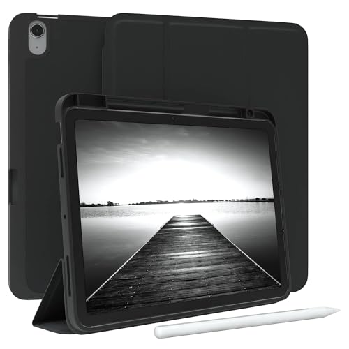 Étui iPad Air 11" M4 (2026) EAZY CASE noir avec porte-stylo intégré