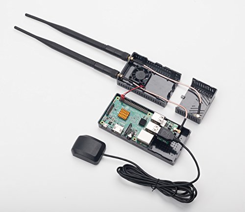 Summitlink Black Case with Fan for ADS-B Raspberry Pi Stratux DIY Kit, Matte Finish Tool Free Assembly (Does not fit AHRS) - Thumbnail 2