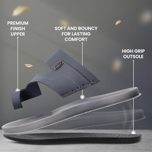 Image of WALKAROO Comfort Sandal For Men's|CloudStep Dual-Density PU Sole - Ultimate Comfort|Stylish Casual Wear|WE1335