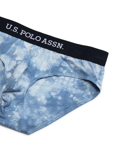Image of U.S. Polo ASSN. Mens OEB03 Cotton Stretch Tie Dye Underwear Briefs - Pack of 1