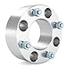 RockTrix - 2 inch ATV Wheel Spacers (4x110, 74mm Bore, 10x1.25 Studs, Cone Nuts) Compatible with Honda Yamaha Suzuki Bombardier (Read Listing for Year Model Info) UTV V3 50mm Silver 2pcs