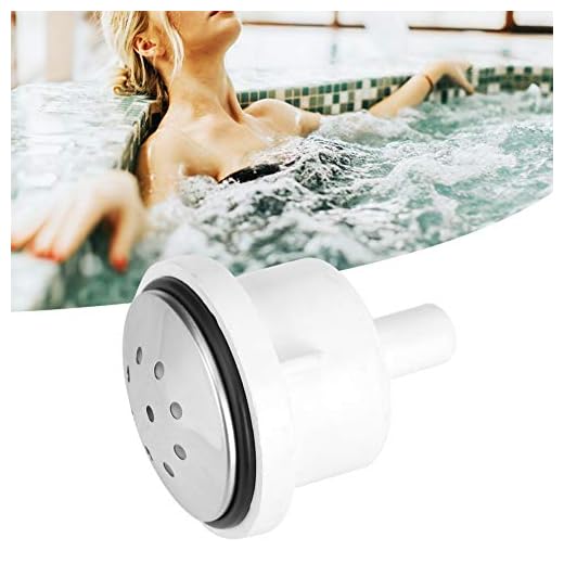 Spa Bathroom Accessory, 9 Hole Air Jet Air Nozzle Replacement, Can Automatically Bubble When Put Into Water, Easy to Use, Suitable for Spa Massage/Hot Spring/Swimming Pool/Bathtub