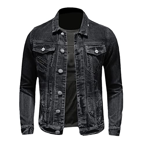 Veste en jean pour homme Kelsiop orange pour vos sorties urbaines stylées