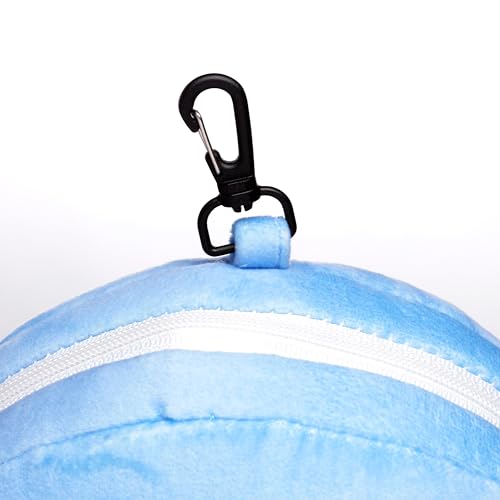 Almohada de viaje de poliéster con máscara compacta miniatura 6