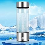 Hydrogen Water Bottle 2024, Hydrogen Water Bottle Generator Echo Go Water Ionizer, Portable Ion Hydrogenated Water Machine Glass Cup, Improve Water in 3 Min for Home, Office, Travel