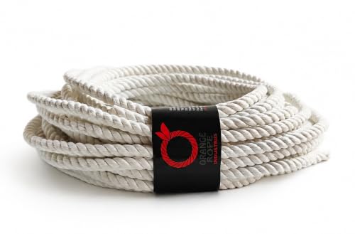 Image of 8mm Polyester Rope, Weather Resistant, High Strength Cord, Super White (Length: 15 m, Diameter: 8 mm) for wll Hanging, Crafts, Home Decor