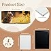 Zonon 4 Pcs Sublimation Notebooks Sublimation Journal Blank Notebooks A6 A5 A4 190 Pages Thick Faux Leather Journal for School Office Supplies(5.7 x 4.3 Inch, A6)