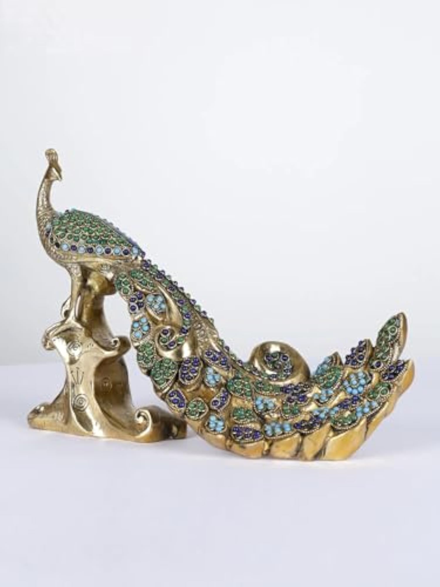 Premium Brass Peacock Decorative Statue