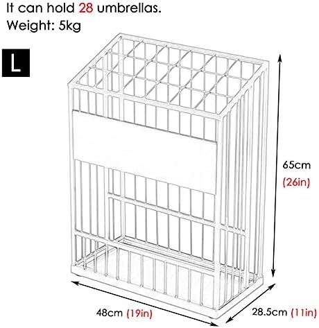Modern Grid Design Commercial Umbrella Stand for Sturdy Canes & Walking Sticks Perfect for Home & Office Use Space Saving Stylish Storage Solution